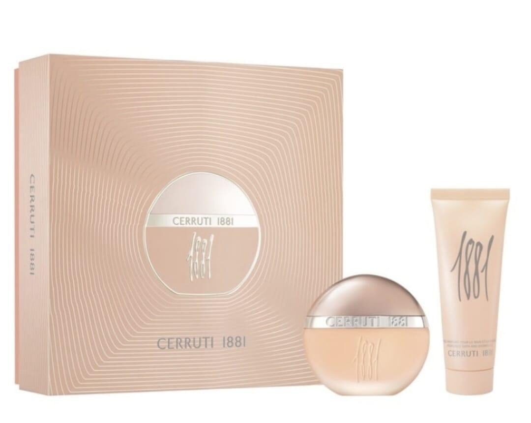Coffret Cerruti 1881 Pour Femme – Eau de Toilette (50ml) & Gel Douche (75ml)